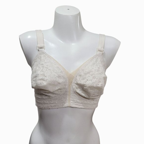 Vintage Sears Perma-Prest Lace Bra 34DD - Picture 1 of 10